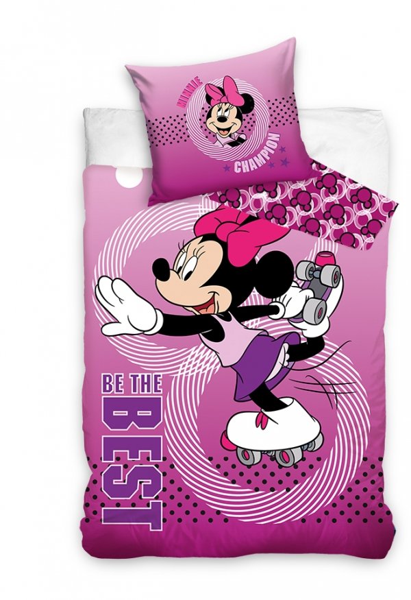 komplet pościeli  MYSZKA MINNIE 140x200+ 70x90cm    MNN209402-PP