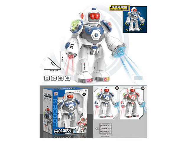 robot na baterie światło i dźwięk 27 x 21 x 9 cm BFIG5526