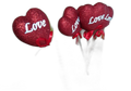 serca na piku 6szt. LOVE | VAA-17116