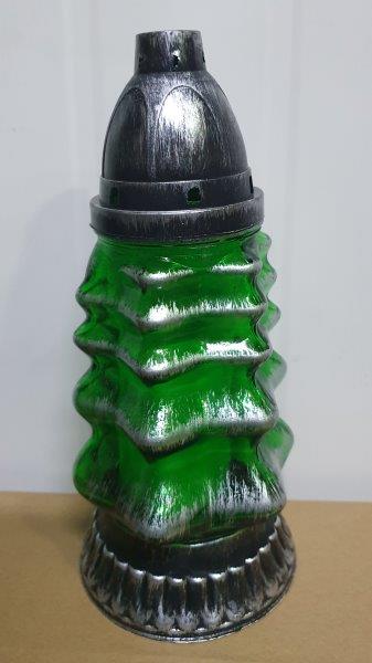 znicz szklany choinka 27 cm   6 szt.   Z-44