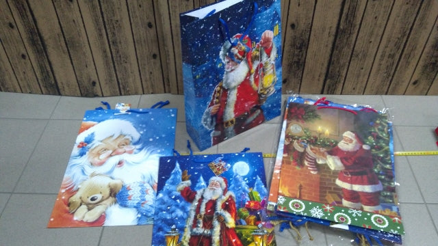 torebka prezentowa 12szt.  BOŻE NARODZENIE 33x45cm |  PL-9