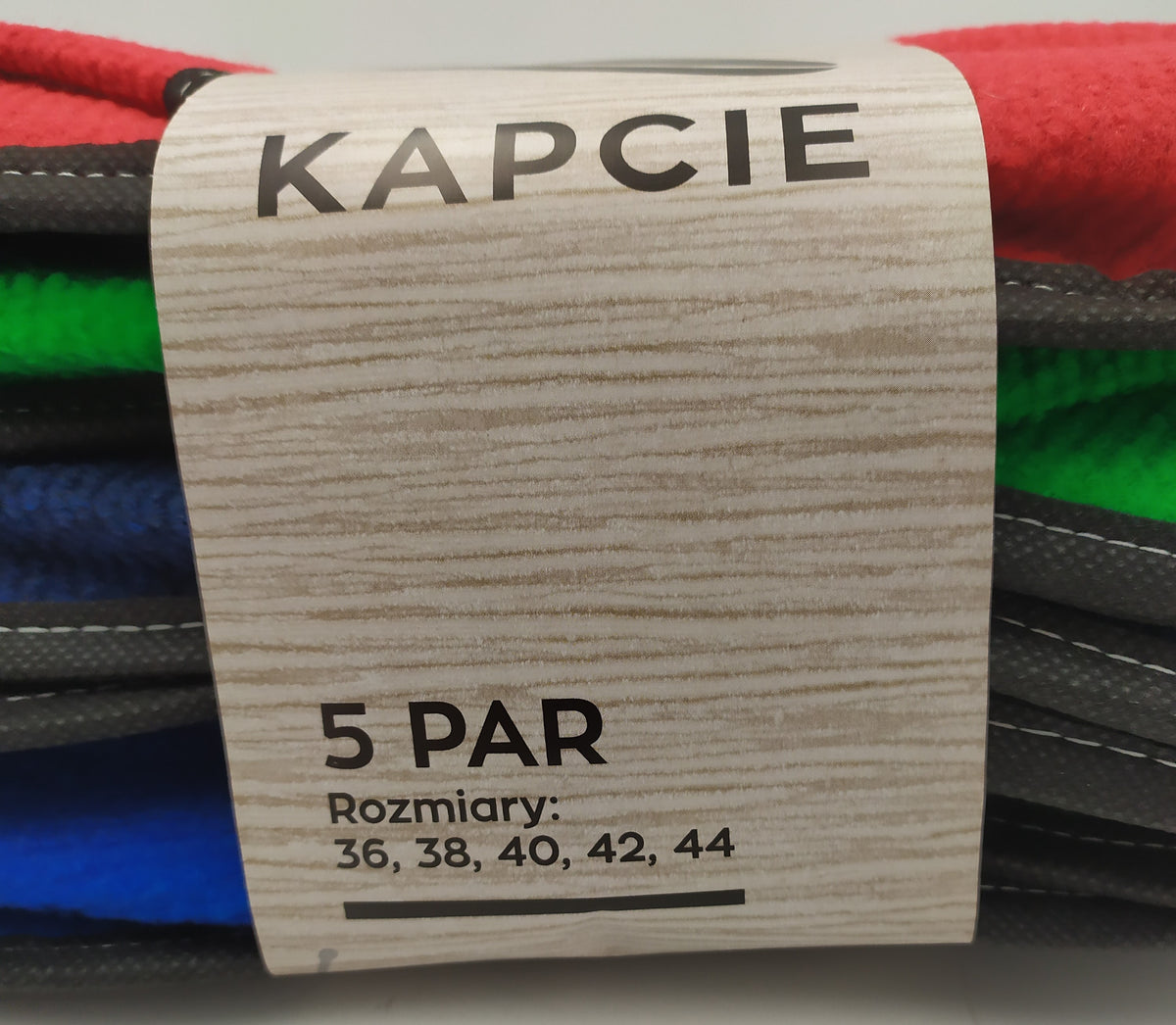 KAPCIE filcowe rozmiar 36, 38, 40, 42, 44 - zestaw 5 par