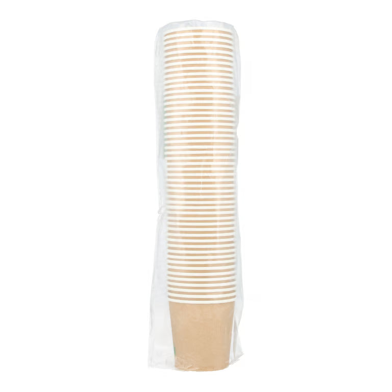 kubki papierowe bez plastiku do espresso 100ml  KRAFT LOVE NATURE