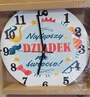 zegar ścienny 30 cm Najlepszy Dziadek na Świecie