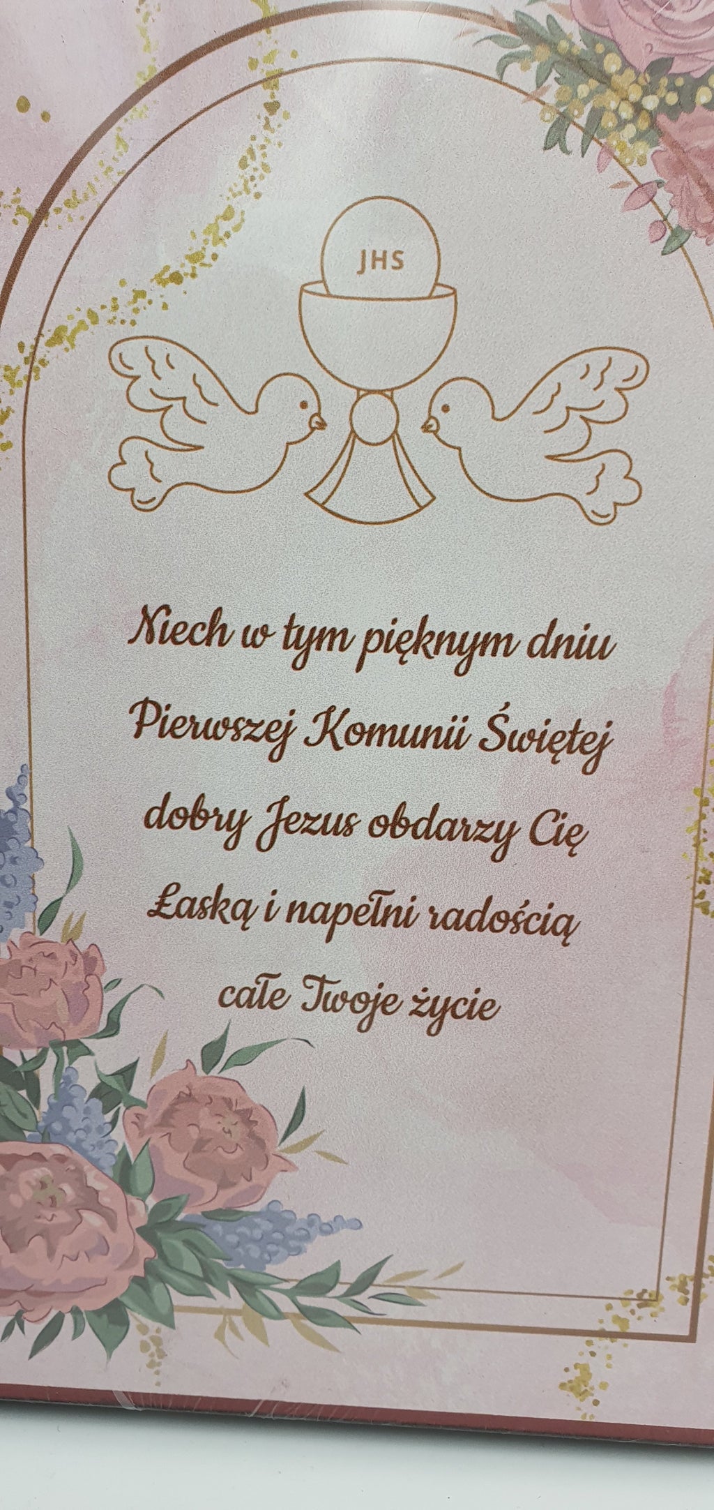 Obraz  18x25cm KOMUNIA ŚWIĘTA