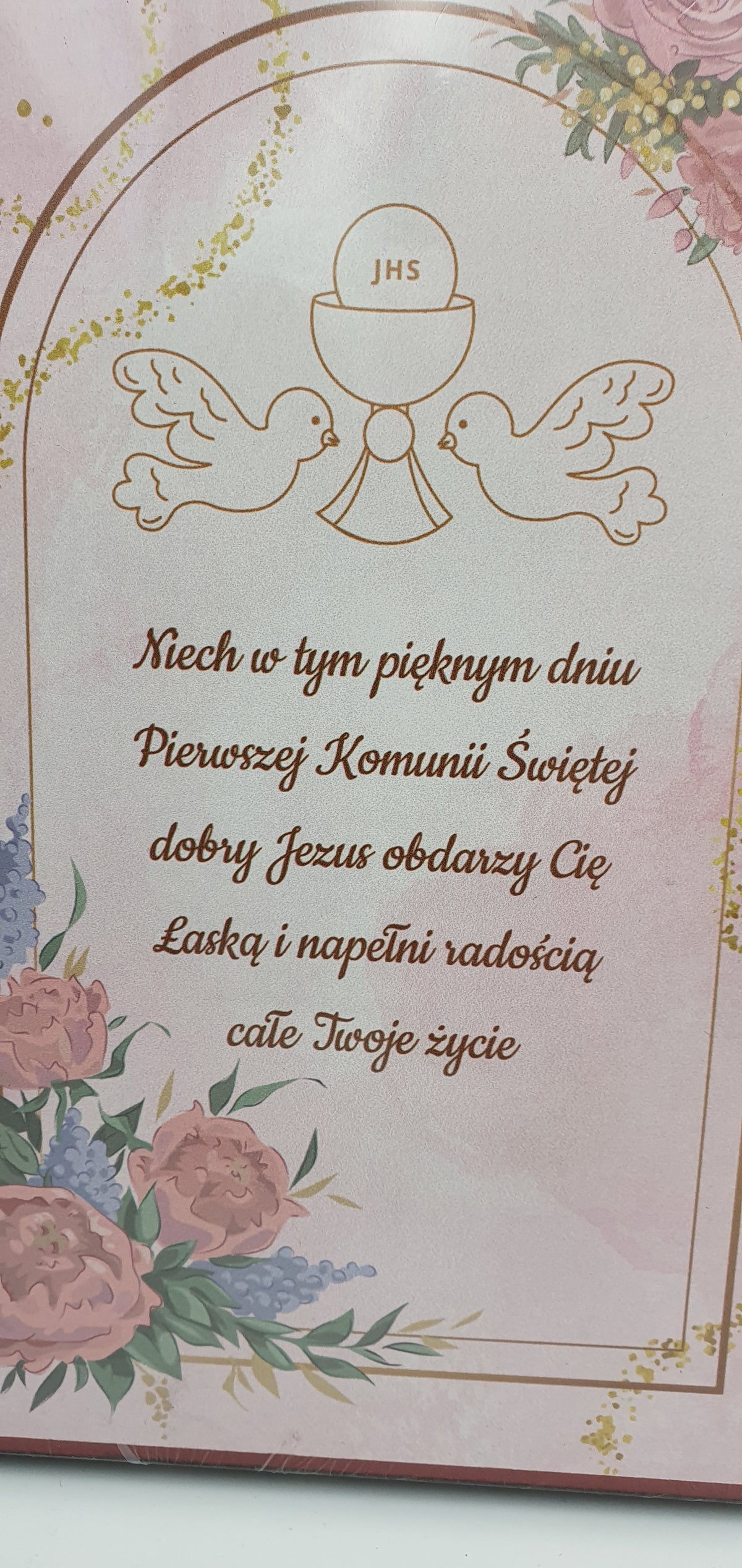 Obraz  18x25cm KOMUNIA ŚWIĘTA