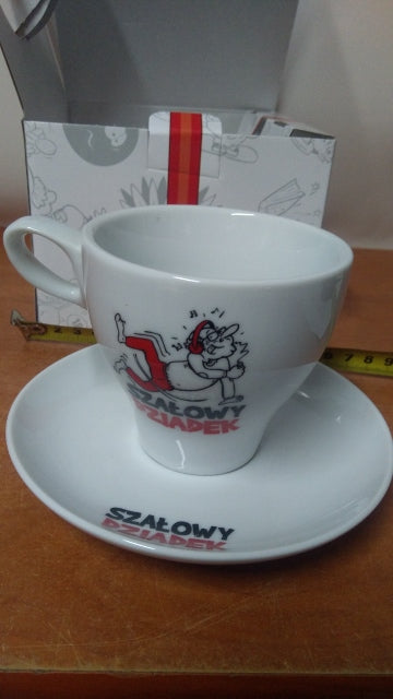 komplet filiżanka + spodek DZIADEK