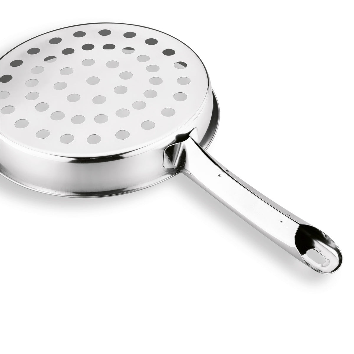 nierdzewny przecierak do lanych klusek 18 cm