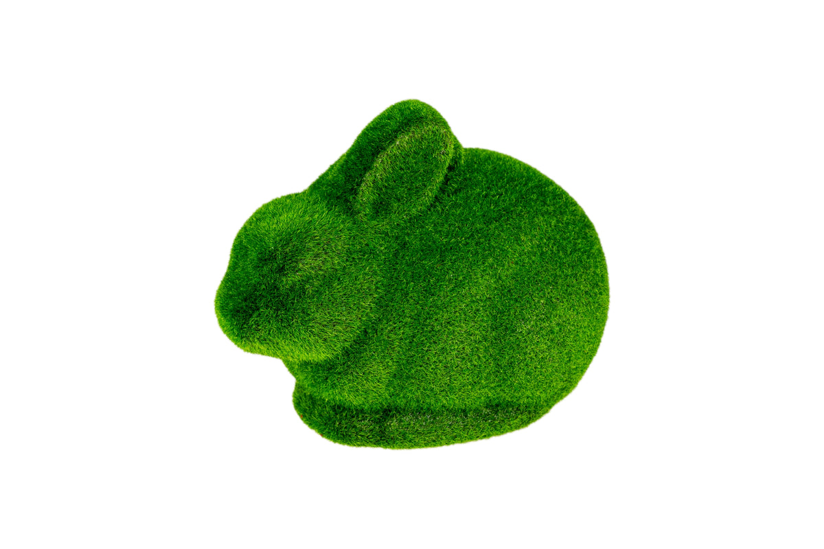 króliczki flokowane 2szt. dekoracyjne 13cm WPK-1403