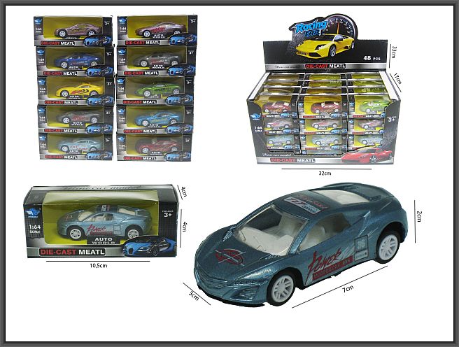 auto 7cm metalowe 1:64 HXYP20