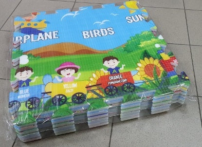 puzzle piankowe 60x60cm x grubość  1cm  XXL 6 arkuszy