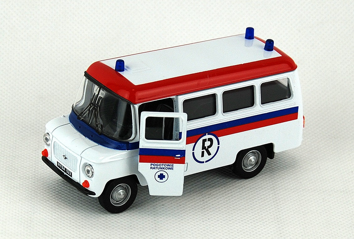 auto metalowe WELLY 1:34 PRL NYSA POGOTOWIE