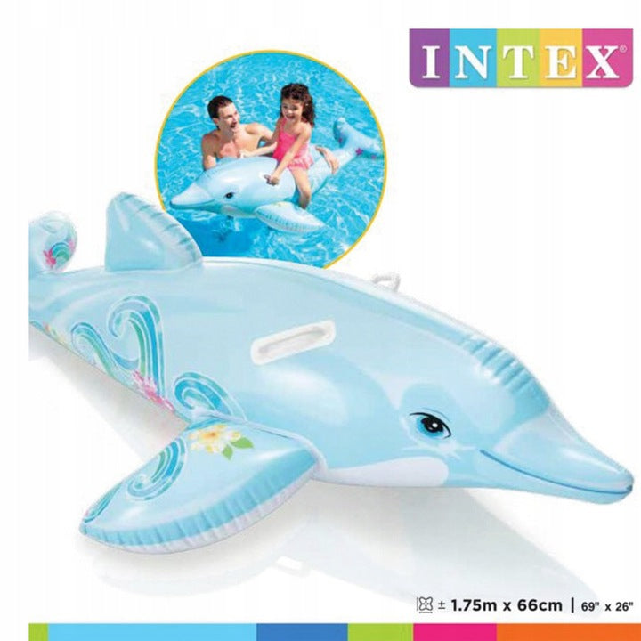 Delfin do pływania  175 x 66 cm INTEX 58535