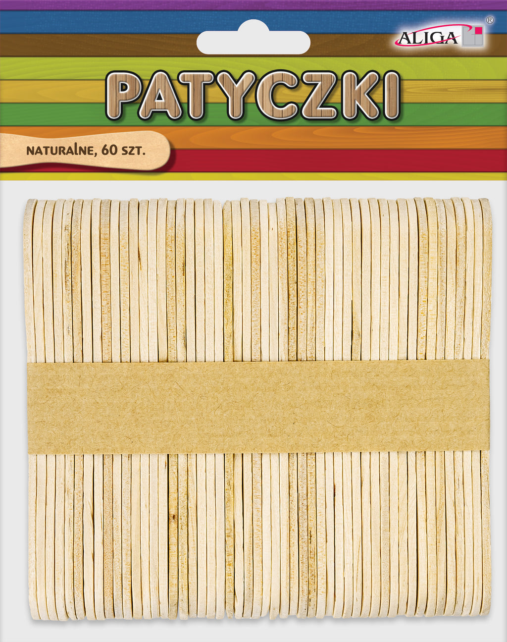 patyczki bezbarwne 170 x 9,4-11 x 2mm 60szt. PK-3366