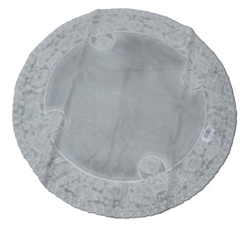 serweta okrągła PCV 70cm    biała