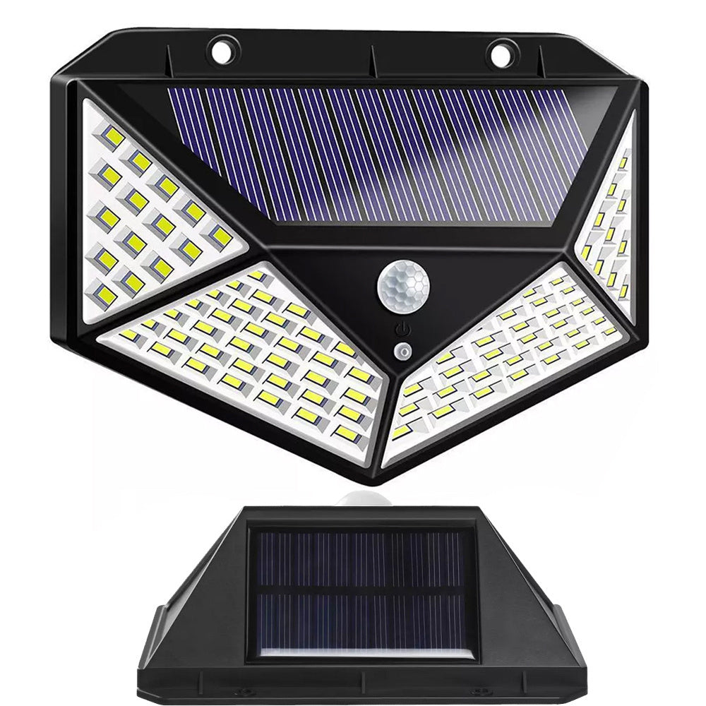 lampa solarna 100 led z czujnikiem zmierzchu ruchu