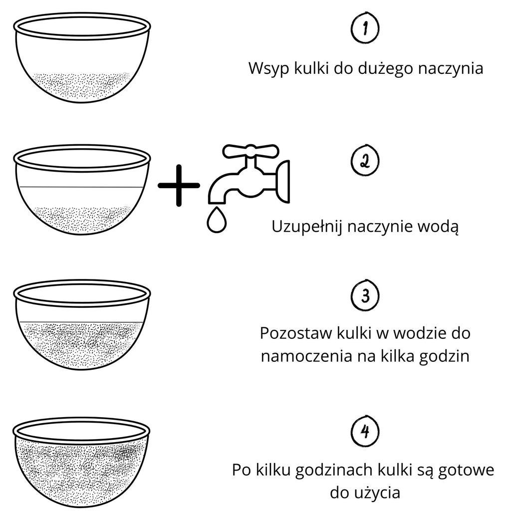 kulki żelowe 7-8 mm K-20TZ