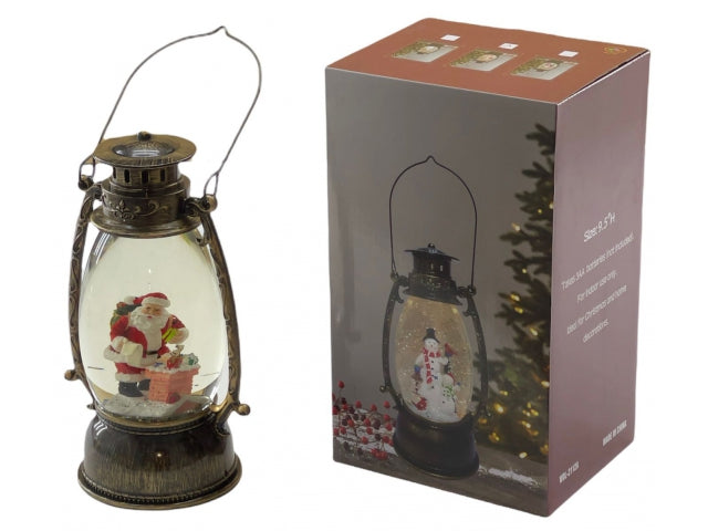 lampion + figurka+muzyka 25cm BOŻE NARODZENIE 7156