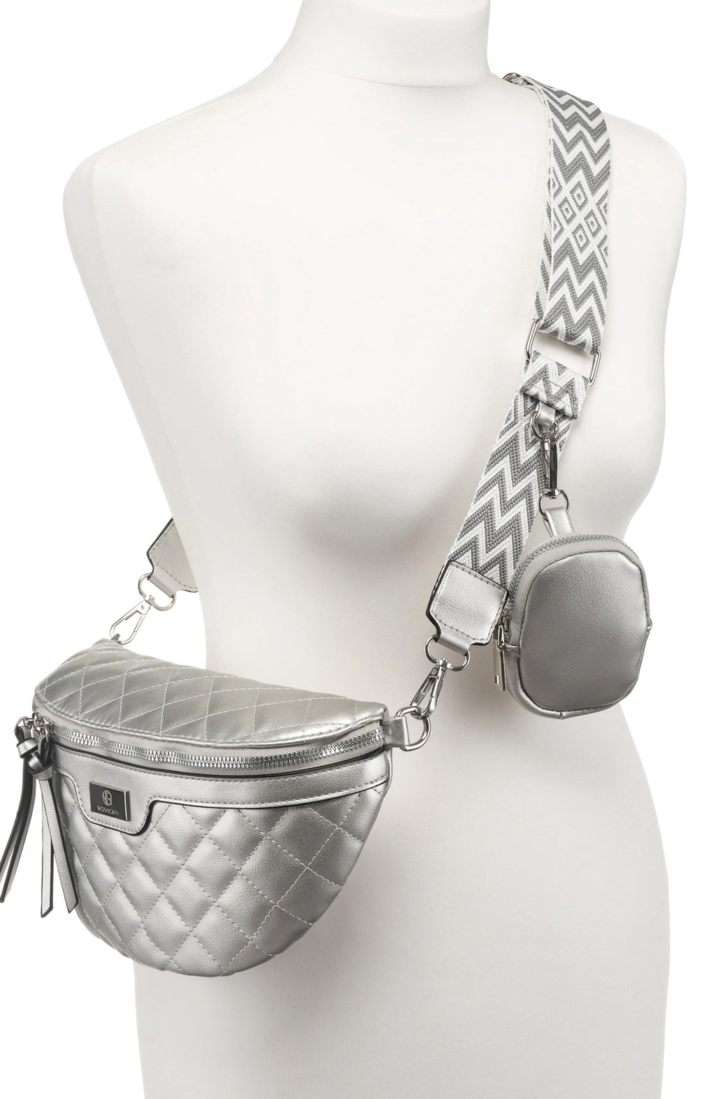 saszetka nerka R-NER-6-2953 SILVER