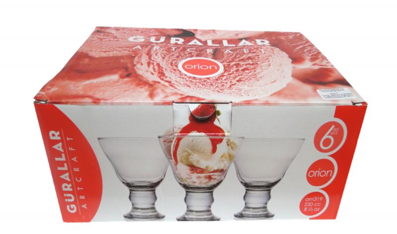 pucharki do lodów 6szt. 250ml ORION LAV | ORN319