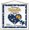 ramka 22x22cm puzzle 3D Kochany Dziadek prawdziwy Skarb