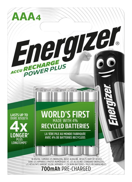 akumulatorki Energizer POWER PLUS R3 AAA 700mAh  4szt.