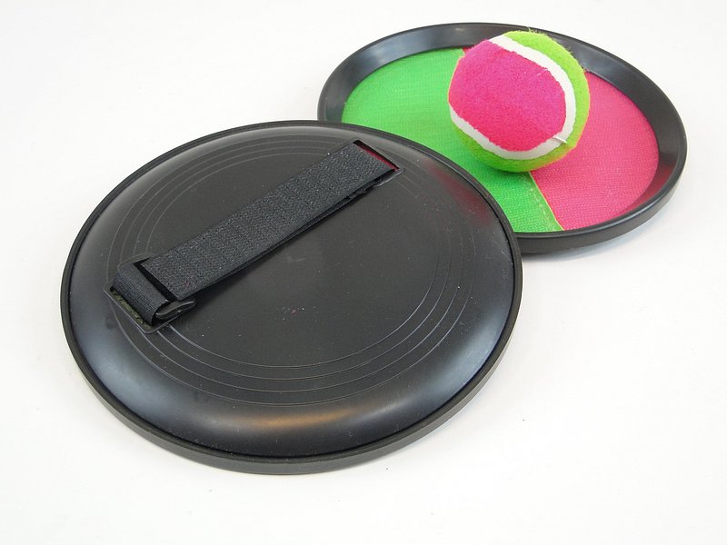 zestaw do gry 'catch ball' 19cm siatka