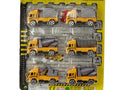 zestaw 6 autek budowlanych na blistrze 31 x 21cm