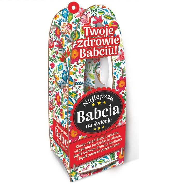 skrzynka na zdrowotne medykamenty i nalewki 33x10x12cm Najlepsza Babcia na świecie | 3332-B1