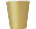 kubeczki papierowe złote 270 ml. 8 szt. 3326EU