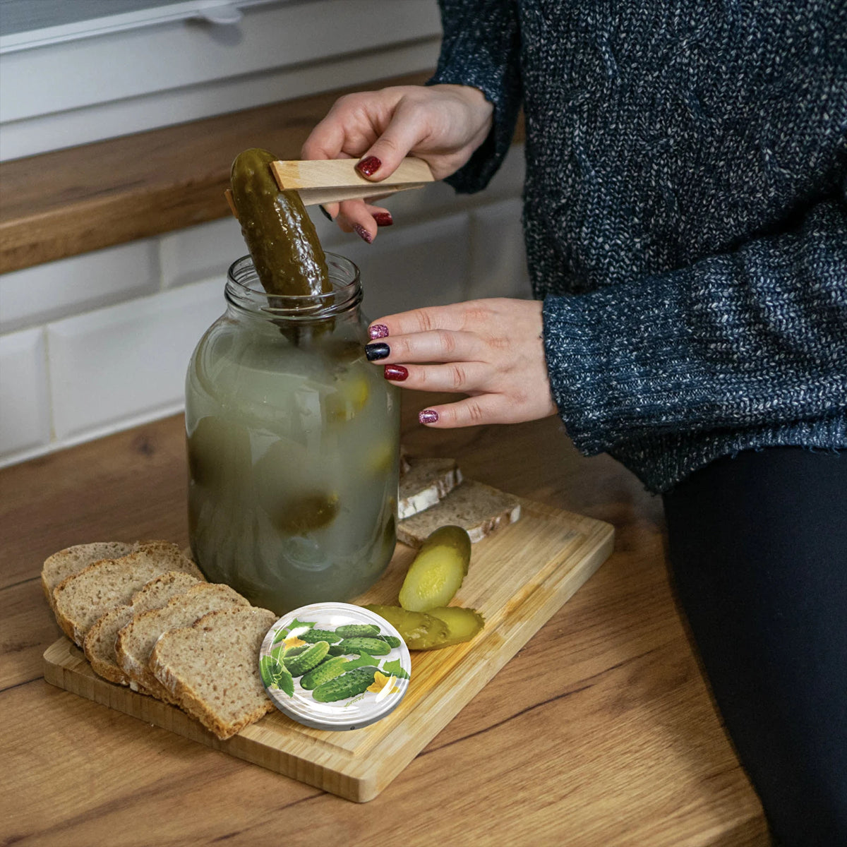 zakrętka fi100 ogórki mix - 10szt. 136813