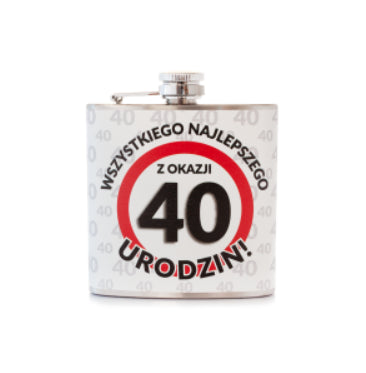 piersiówka URODZINY ''40''