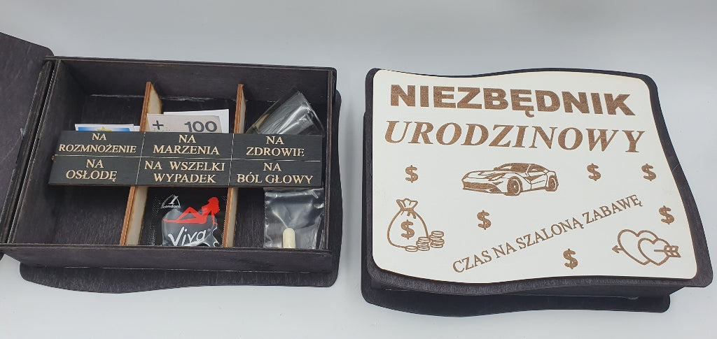 niezbędnik urodzinowy czarny