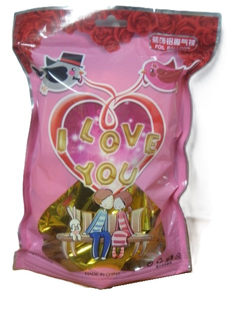I LOVE YOU NAPIS BALONOWY  -  SN30643