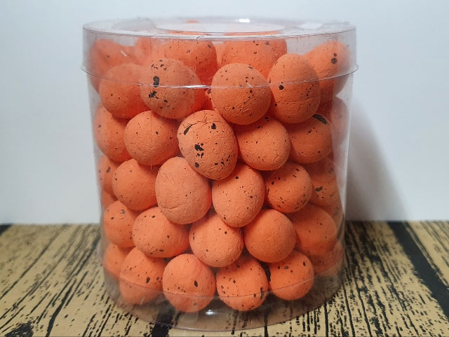 jajka w kloszu 2cm  POMARAŃCZOWE 100szt 7636