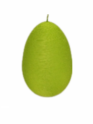 świeca jajko drapane 80 / 130 mm   - J80130DRA