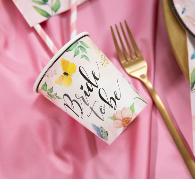 kubek Bride to be Kwiaty 220ml 6szt.