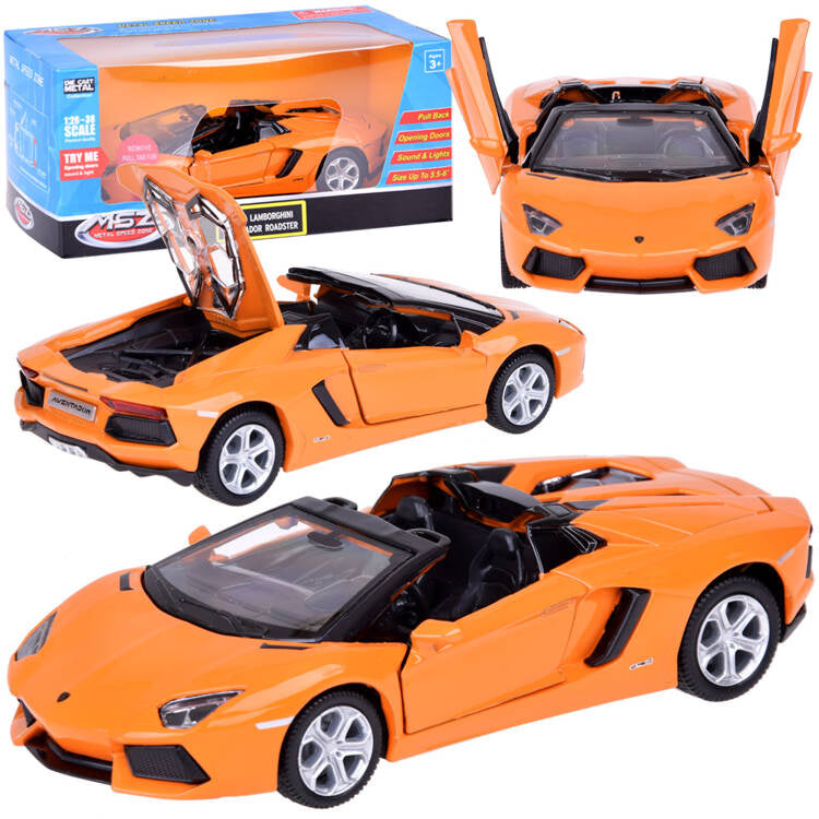 auto metalowe model Lamborghini Aventador Roadster 1:32 interaktywny MSZ ZA5053