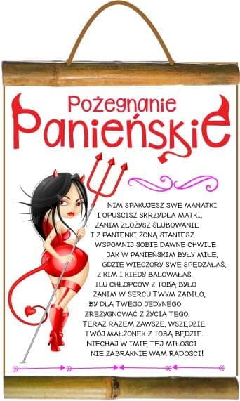 dyplom Wieczór panieński