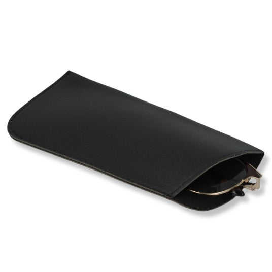 etui na okulary wsuwane z eko-skóry wym.17,5 x 8,5cm kolor czarny CHSO102363-2