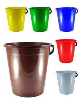 wiadro plastikowe 20 L - mix kolorów