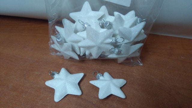 zawieszka gwiazdka 5cm płaska 20szt. | 541
