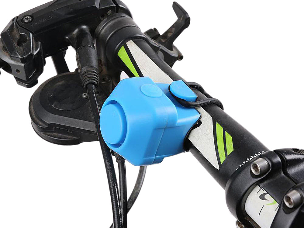 dzwonek rowerowy klakson elektroniczny głośny 130 db syrena na rower alarm 14398_N