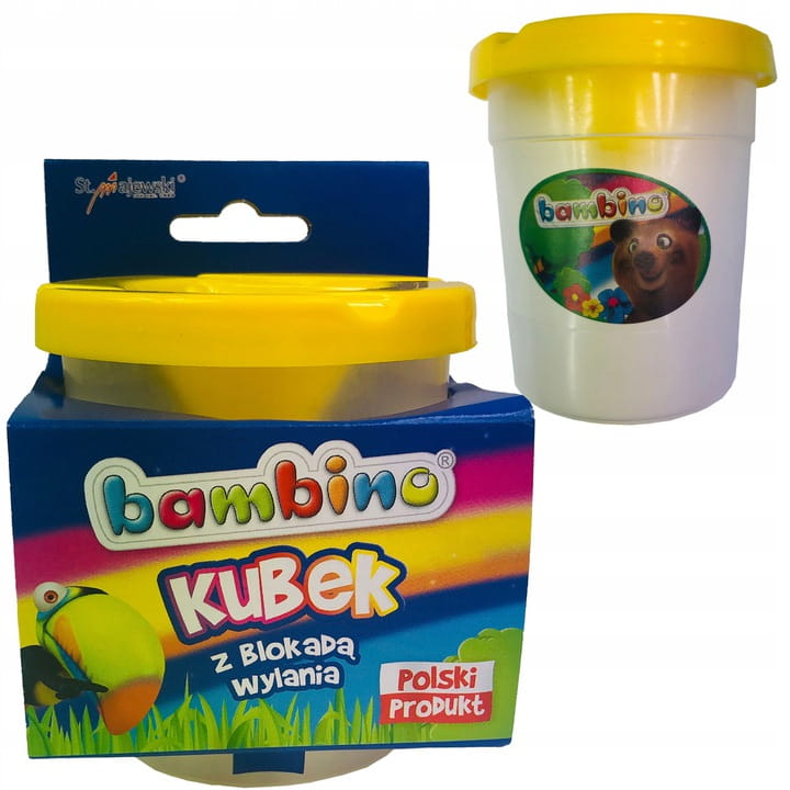 kubek niekapek z blokadą wylania wody BAMBINO | 3196