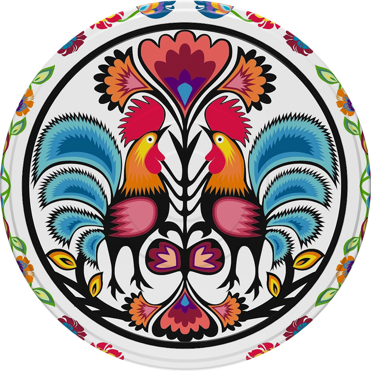 zakrętki do słoików 10szt. FI-66 FOLK | 136411