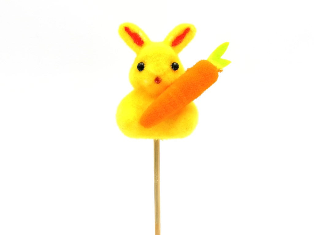 zajączek na patyczku 6szt. 19cm