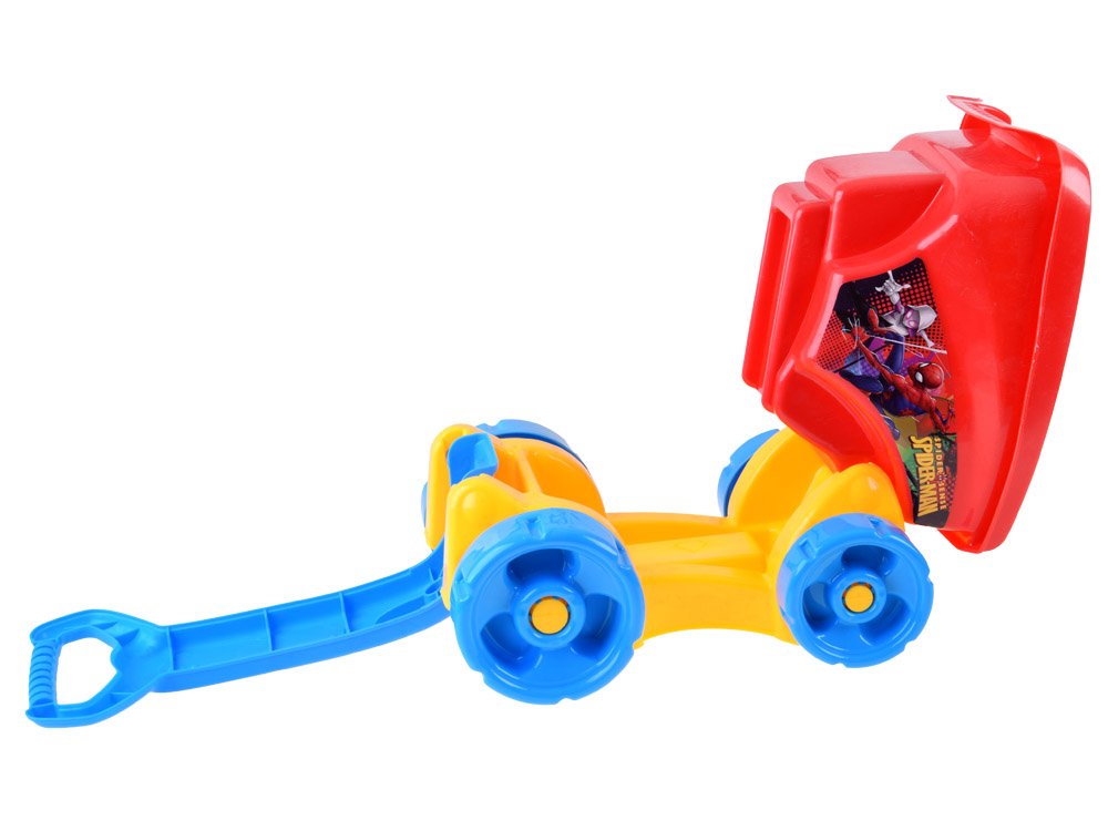 wózek z zestawem do piasku SPIDERMAN | ZA3117
