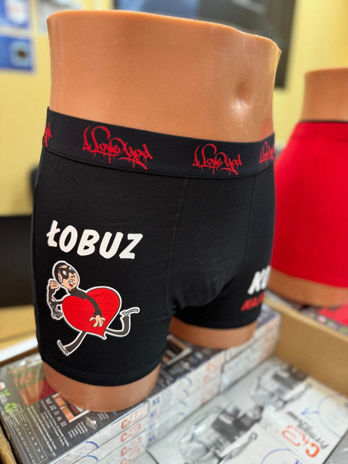 bokserki ŁOBUZ KOCHA NAJBARDZIEJ