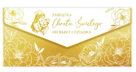 koperta Premium Chrzest - 10 od Babci i Dziadka