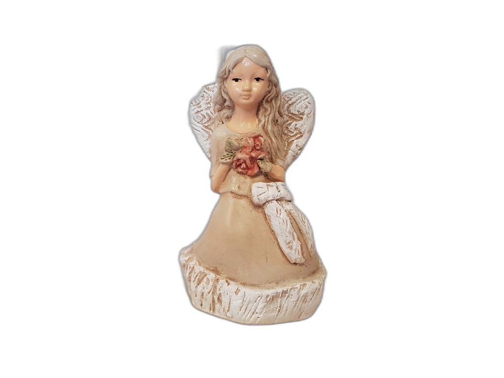 figurka anioł Balladyna dekorowana 14,5cm